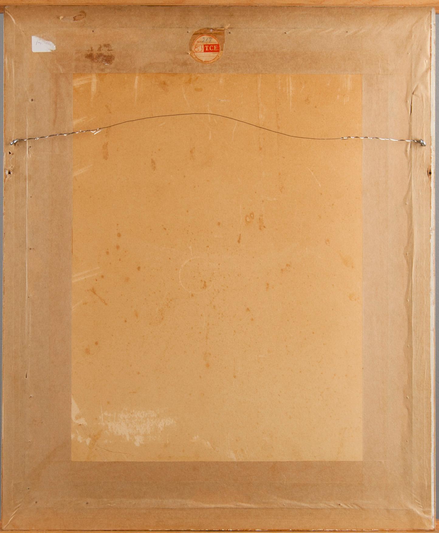 AAGE BACKHAUSEN, gouache på papper, signerad.