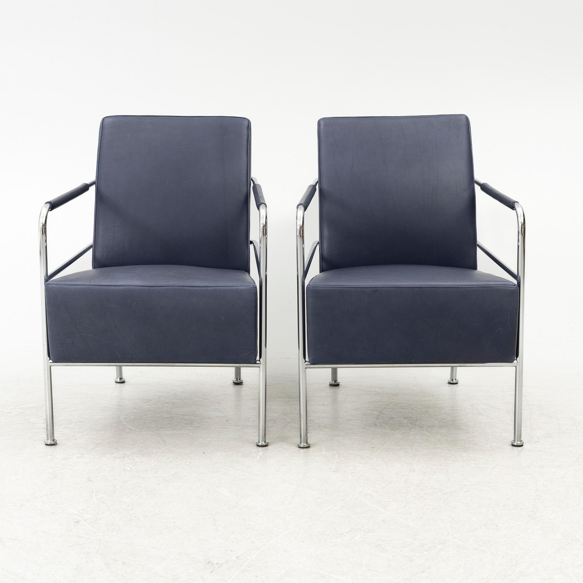 Gunilla Allard, a pair of 'Cinema' armchairs, Lammhults.