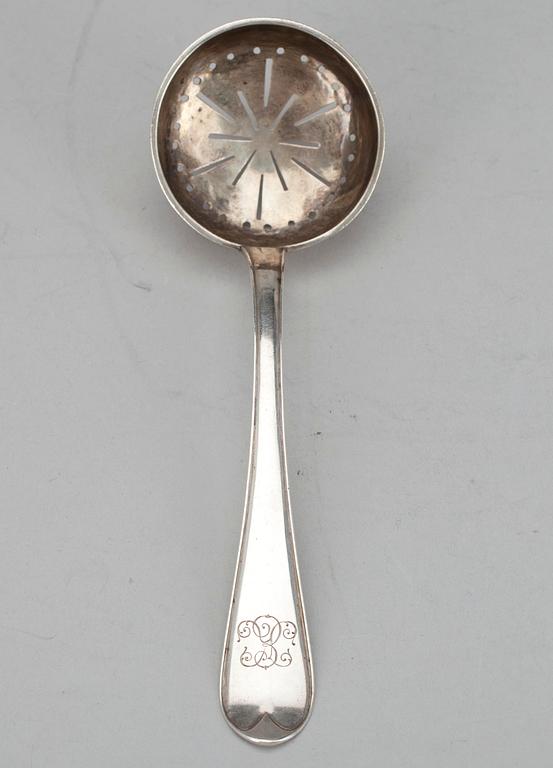 STRÖSKED, silver, Anders Christian Levon (1783-1817), Åbo 1795. Vikt ca 55,4 g.