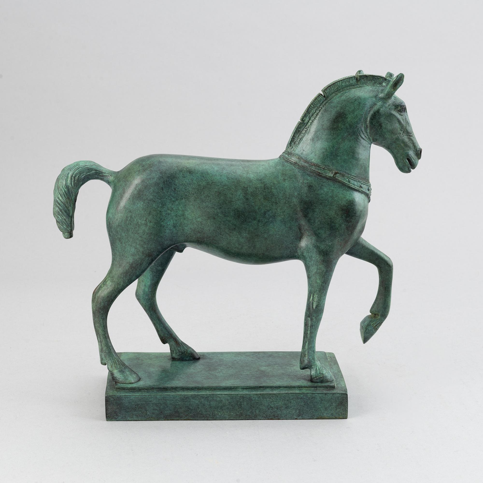 A bronze sculpture, 21st Century.