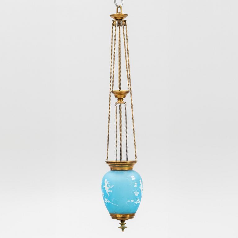 A ceiling light, early 20th Century.