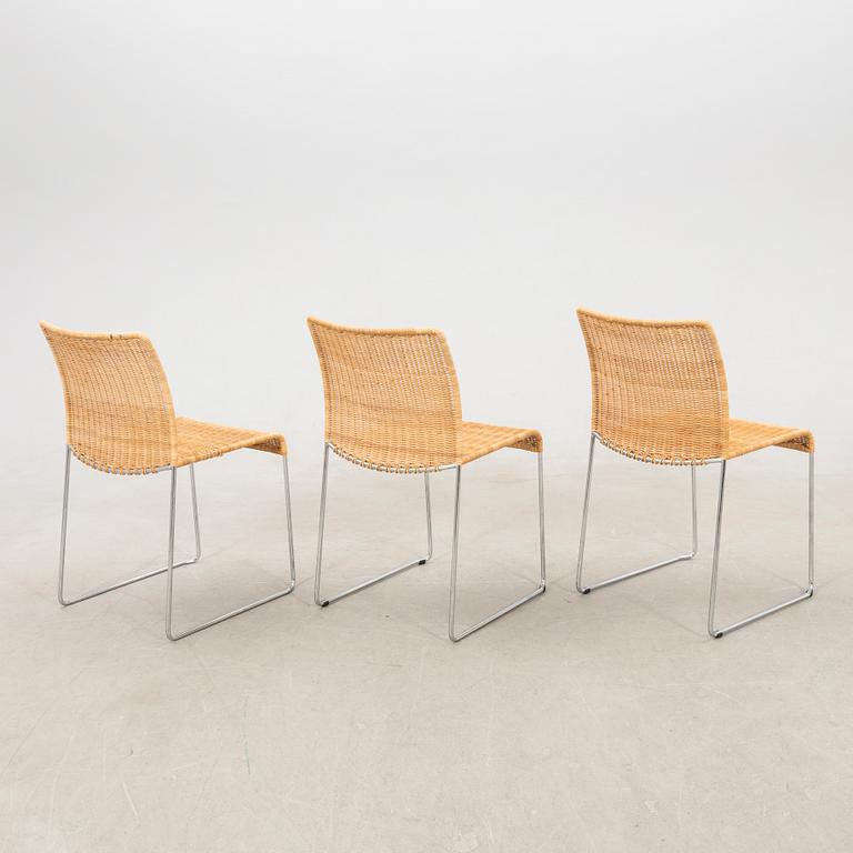 Tito Agnoli, chairs 6 pcs S21, Italy, late 20th century.