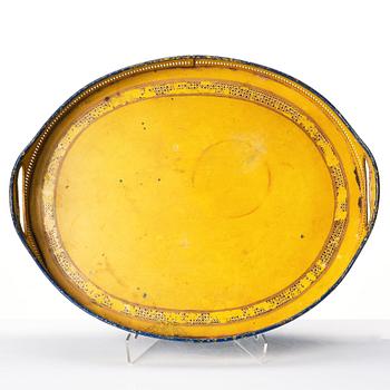 An Empire tole tray, first part of the 19th century.