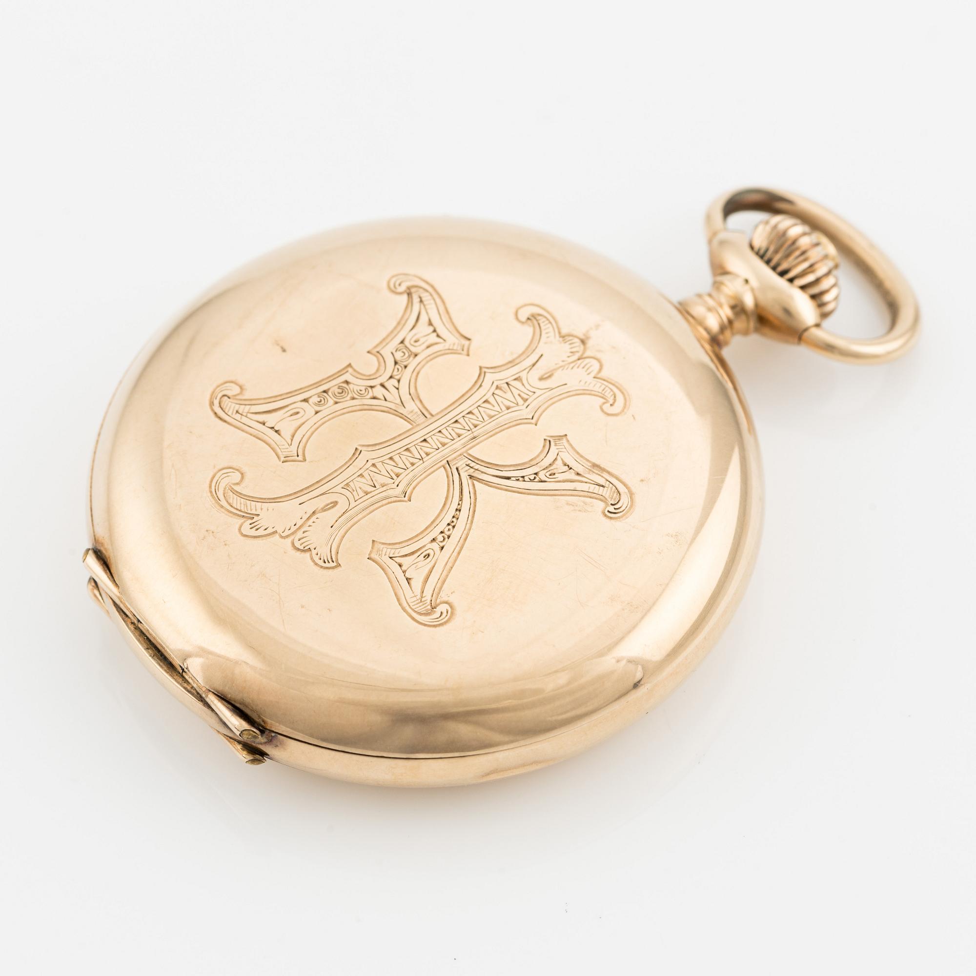 Longines, fickur, savonett, 49 mm.