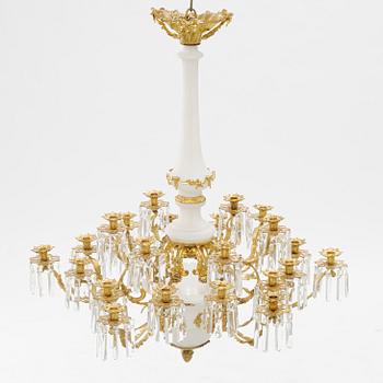 An Oscarian chandelier, around 1900.