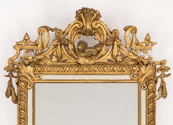 A late 19th century mirror.