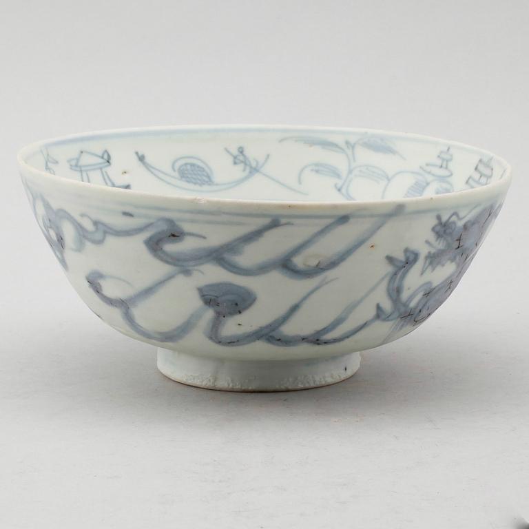 SKÅL, porslin, Kina, Ming Wanli 1500-/1600-tal.