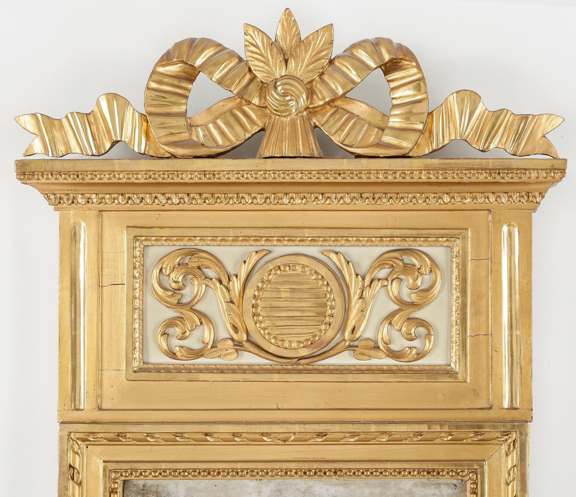 SPEGEL, gustaviansk, Stockholms hallstämpel, daterad 1798?.
