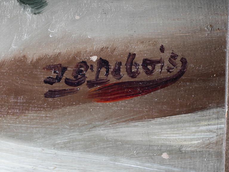 INGEBORG B DUBOIS, olja på duk, signerad.