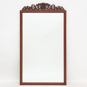 A chest of drawers and a mirror, 'Ming', Dux, late 20th Century.