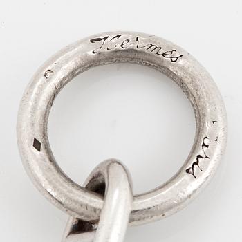 Hermès silver bracelet.