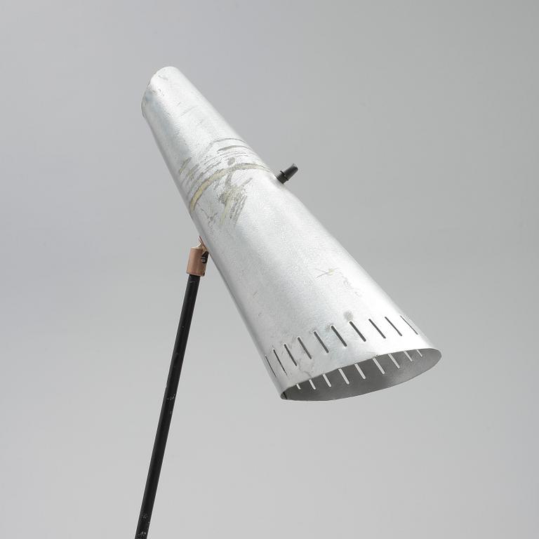 GOLVLAMPA, metall, 1960-tal.