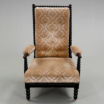 KARMSTOL, barockstil, 1800-talets slut.