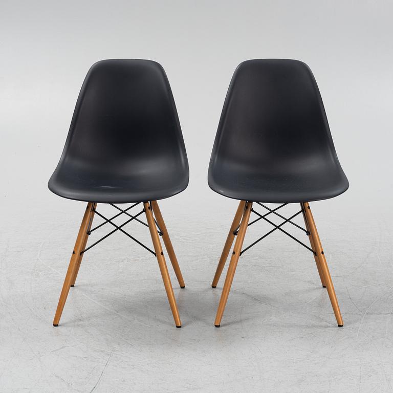 Charles & Ray Eames, stolar, 2 st, "Plastic Chair DSW", Vitra, 2015.