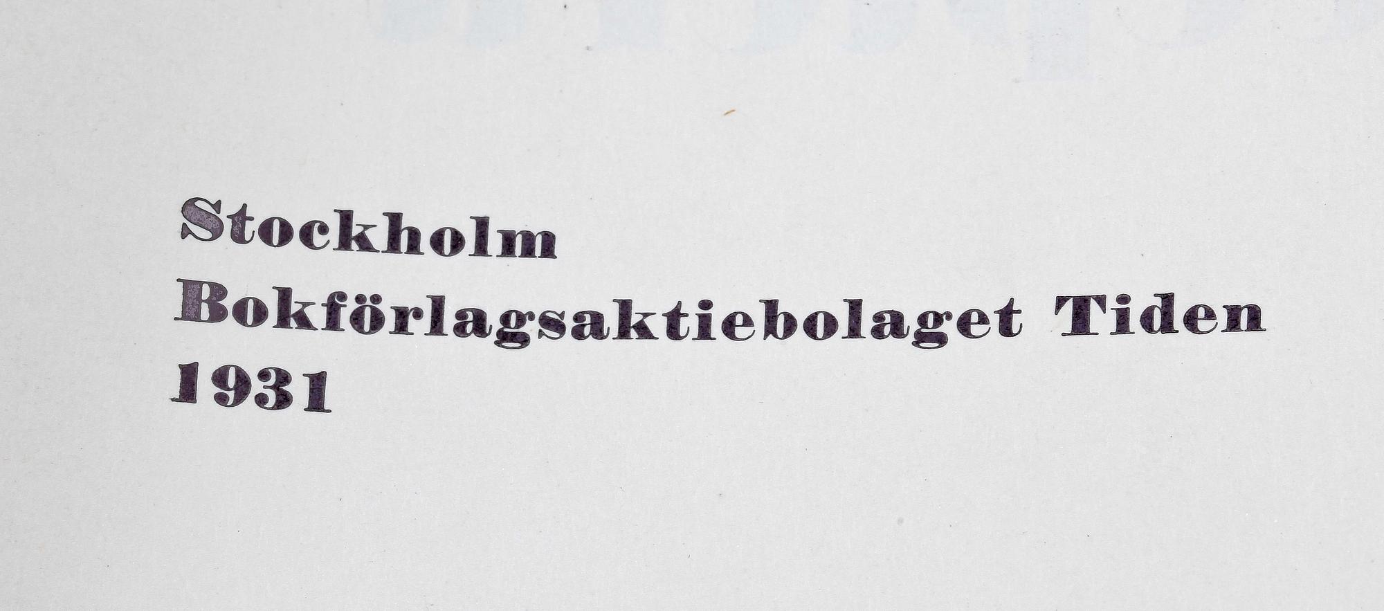 BOK, Acceptera, Stockholm 1931.