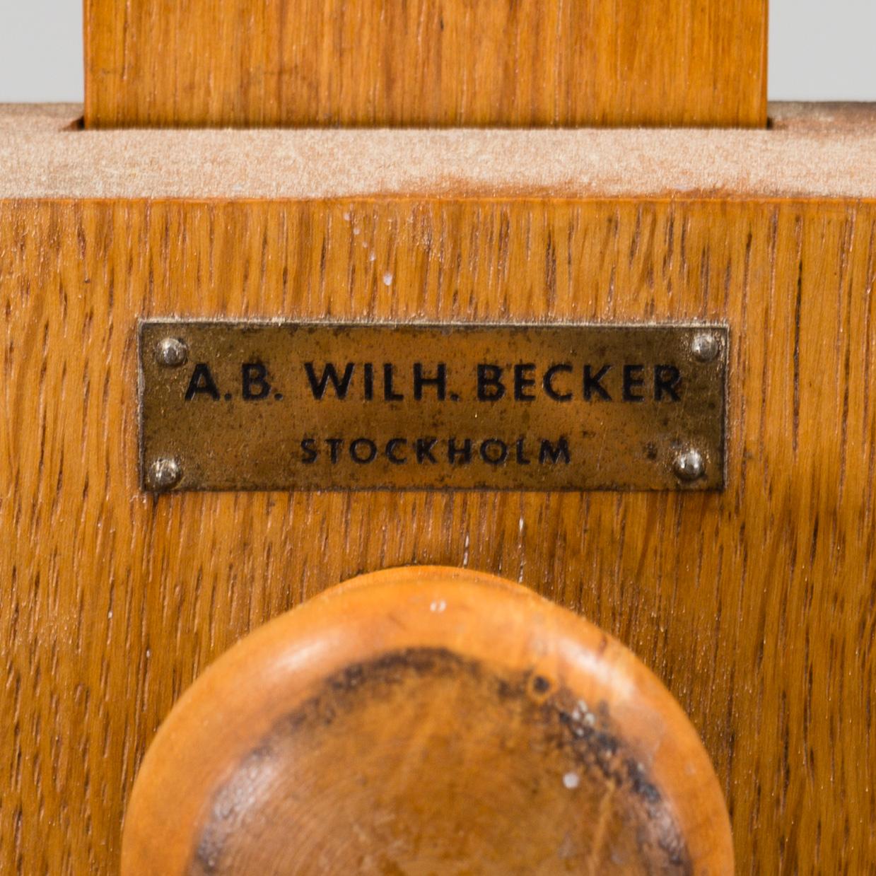 STAFFLI, AB Wilhelm Becker, Stockholm, 1900-tal.