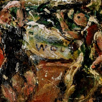 HANS EKEGÅRDH, tillskr, olja på papper, ej sign.