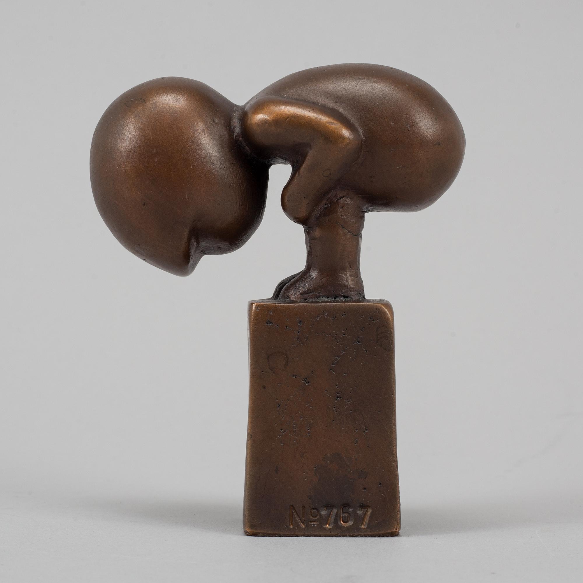 Lisa Larson, "The Ant", a bronze sculpture, signed and numbered.