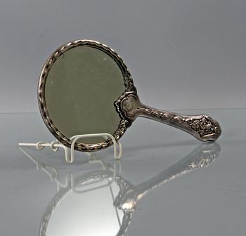 HANDSPEGEL, silver 835.