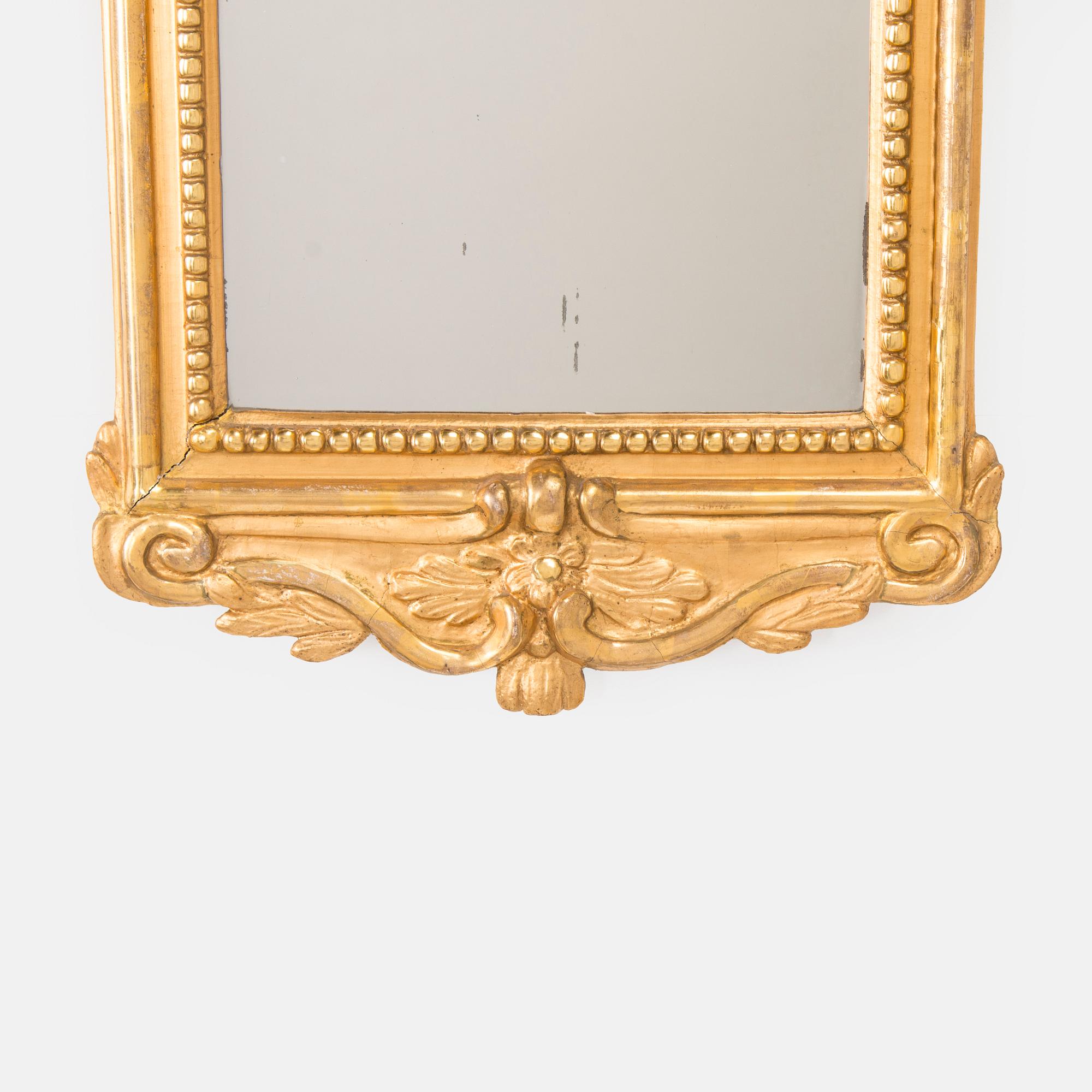 A mirror, late 19th century.