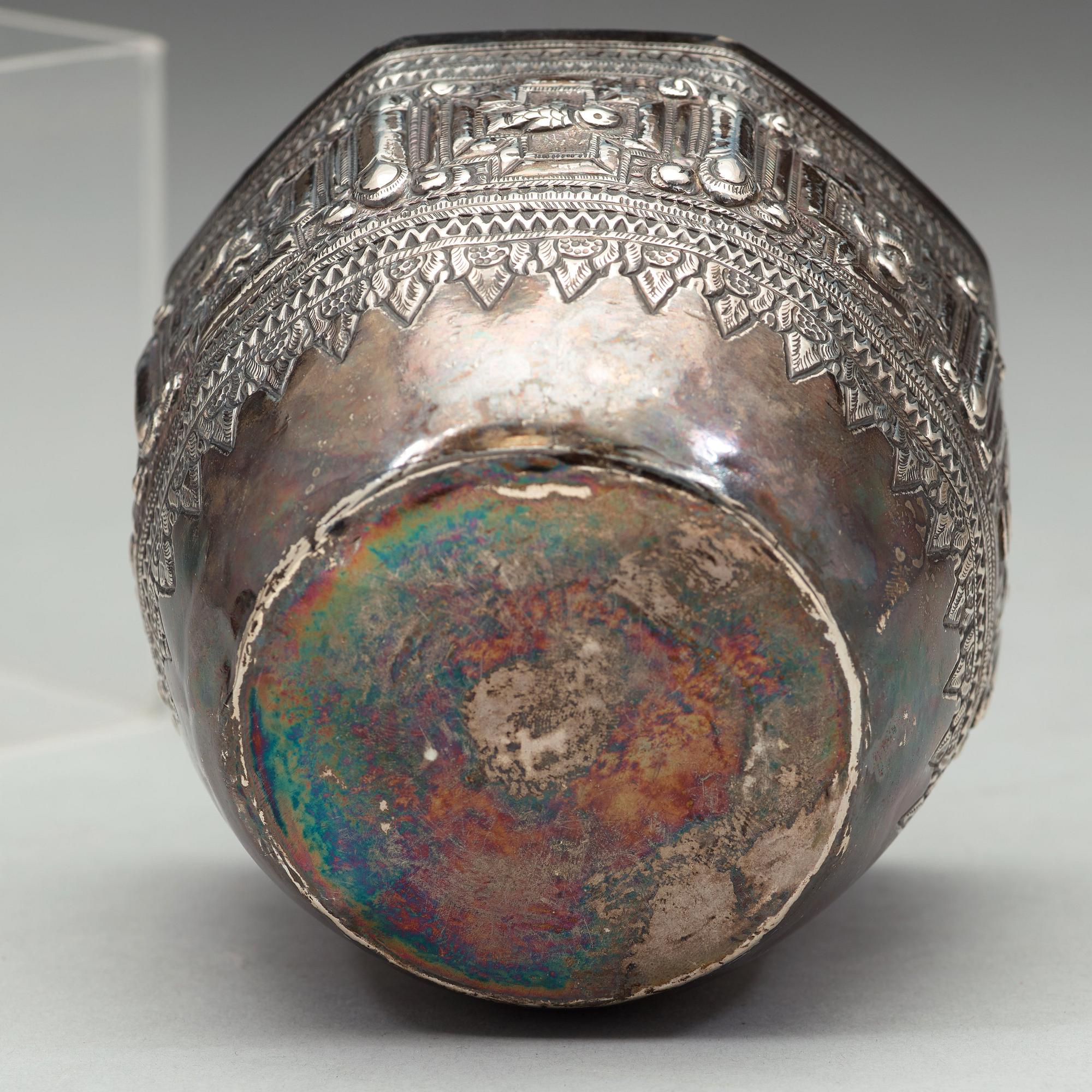 A group of Thai silver, circa 1900.