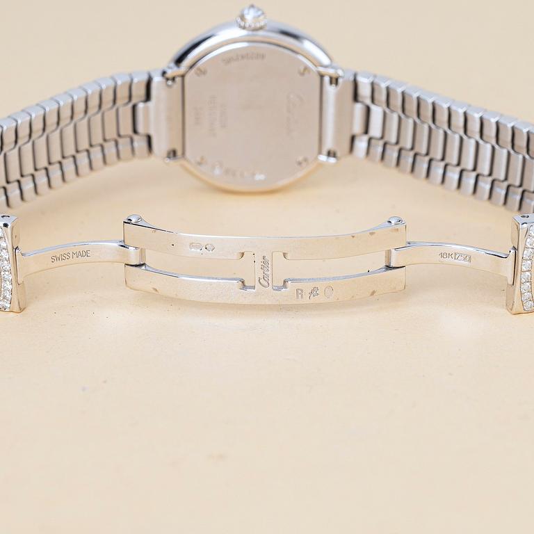 Cartier, Trinity, "Diamond set case and bracelet", ca 2000.