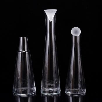 INGEGERD RÅMAN, 9 delar glas, Skruf.