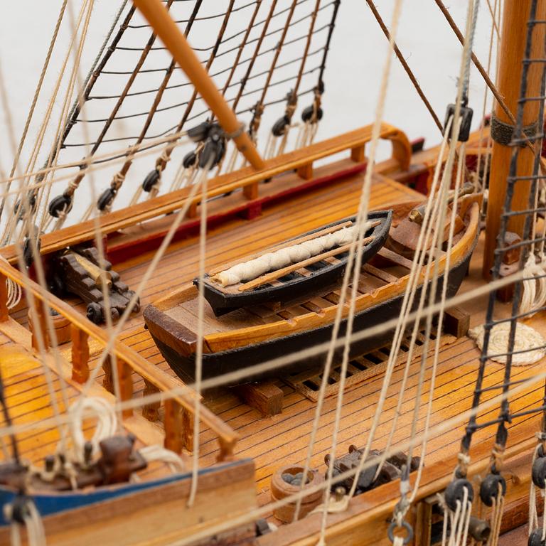 A model of a ship, 20th century.