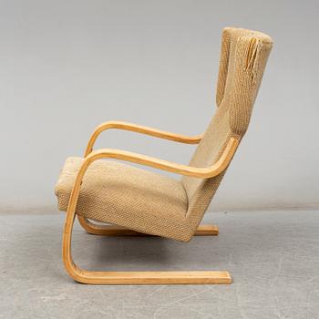 ALVAR AALTO, a model 401 birch easy chair from Artek, Finland.