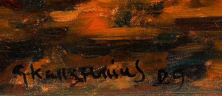 GOTTFRID KALLSTENIUS, olja på duk, sign o dat -29.