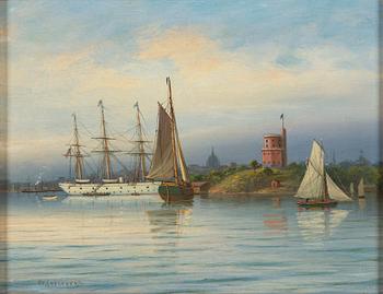PER WILHELM CEDERGREN, oil on paper panel, signed.