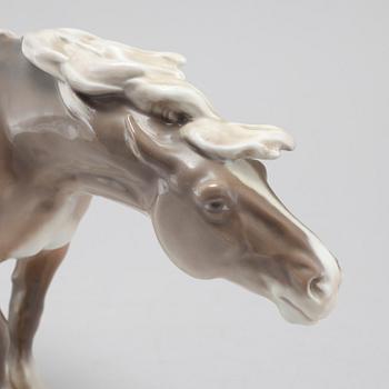 A porcelain figurine by Lauritz Jensen for Royal Copenhagen, second half of the 20th century.