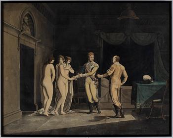 Pehr Emanuel Limnell · Pehr Emanuel Limnell, watercolour.