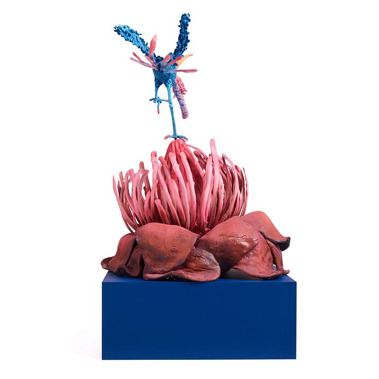 Nathalie Djurberg & Hans Berg, "One Last Trip to the Underworld (Strawberry Red and Blue)".