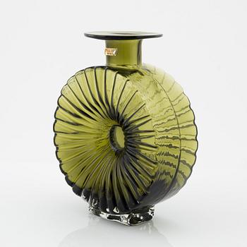 Helena Tynell, flaska "Solflaskan" Riihimäen Lasi Oy. I produktion 1964-1974.