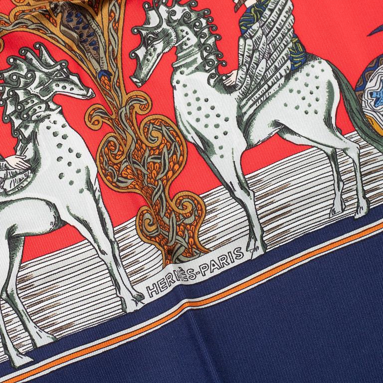 Hermés, scarf, "Au Fil de la Soie".