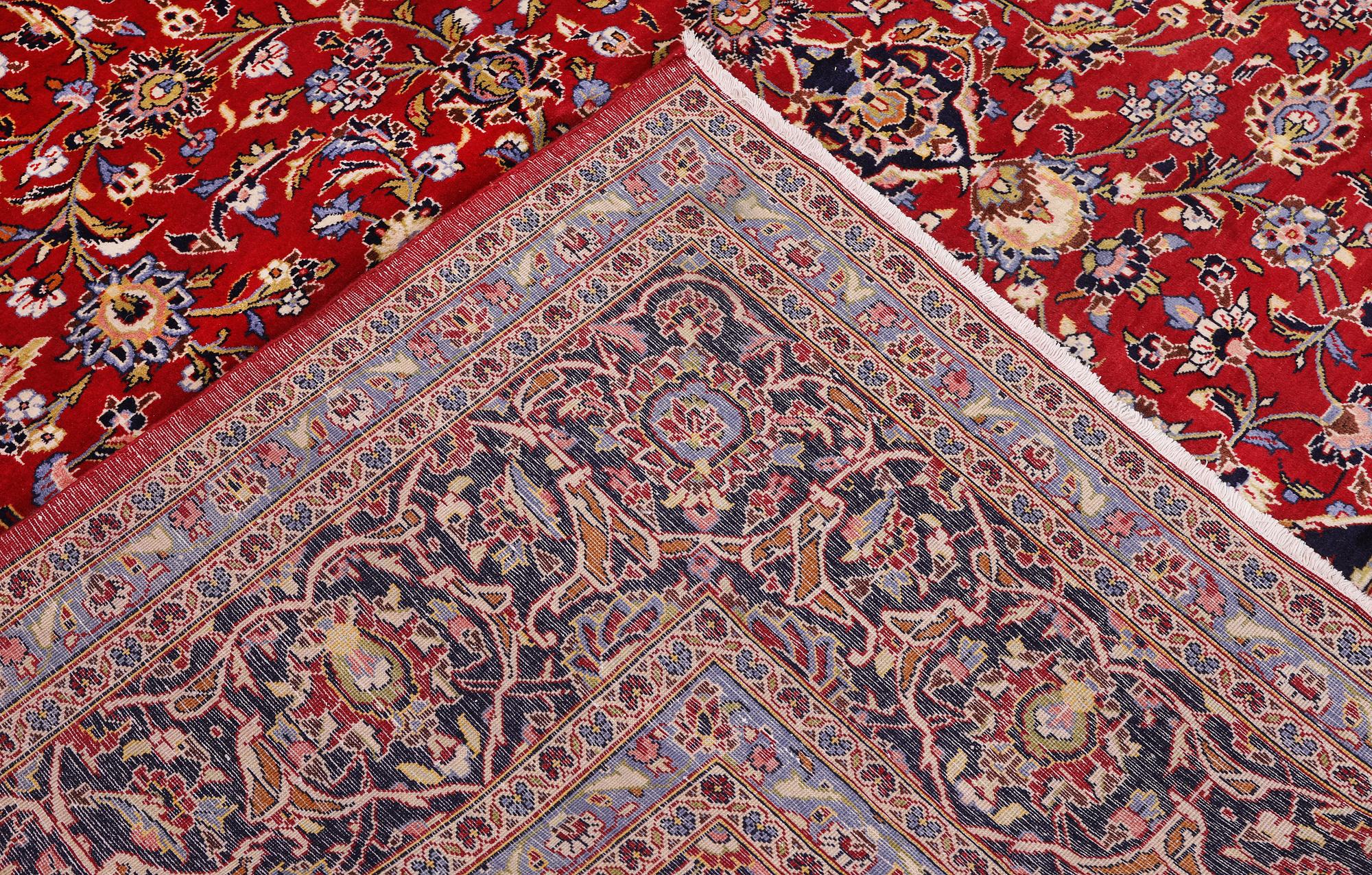 A Keshan carpet, 390 x 297 cm.