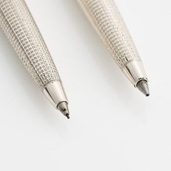 Rolex, pencil, ballpoint pen, 14 cm.
