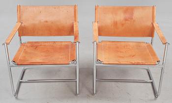 KARMFÅTÖLJER, ett par, "Amiral", Karin Mobring, Ikea, 1970-tal.