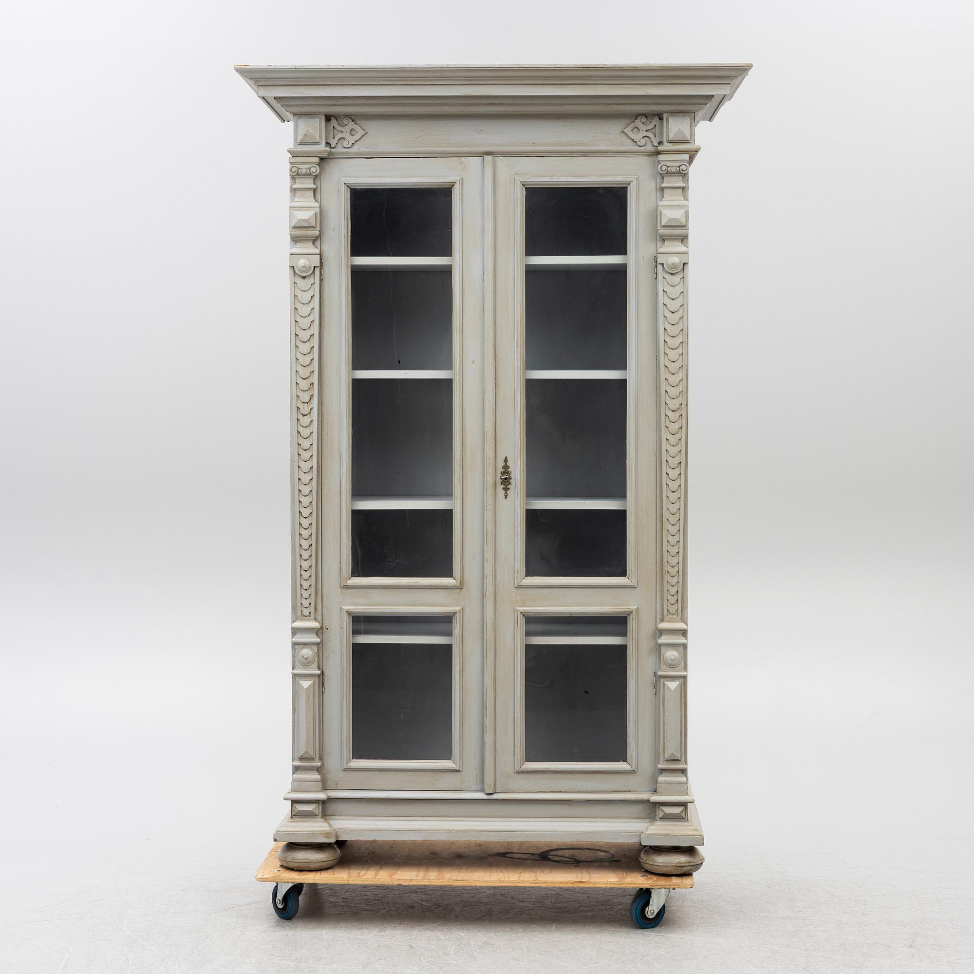 A Neo-renaissance book cabinet, late 19th century.