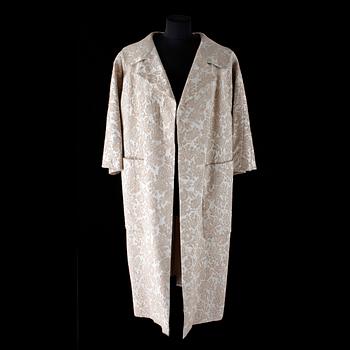 A silk brocade coat by K. Williams.