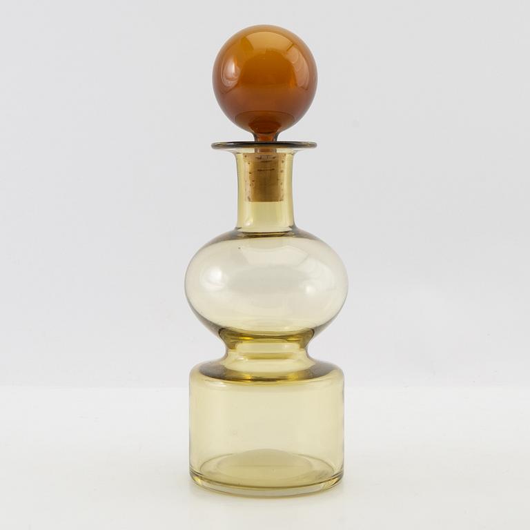 Kaj Franck, decanter with stopper Nuutajärvi/Notsjö Finland dated 62.