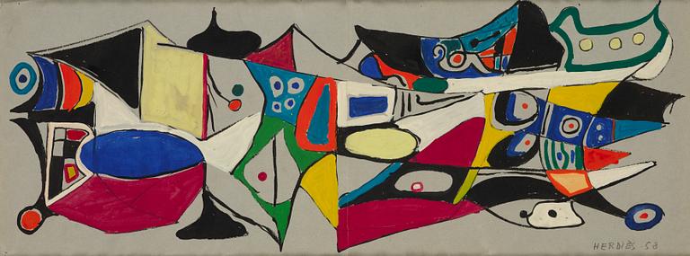 Olivier Herdies, "Peinture Mural I".