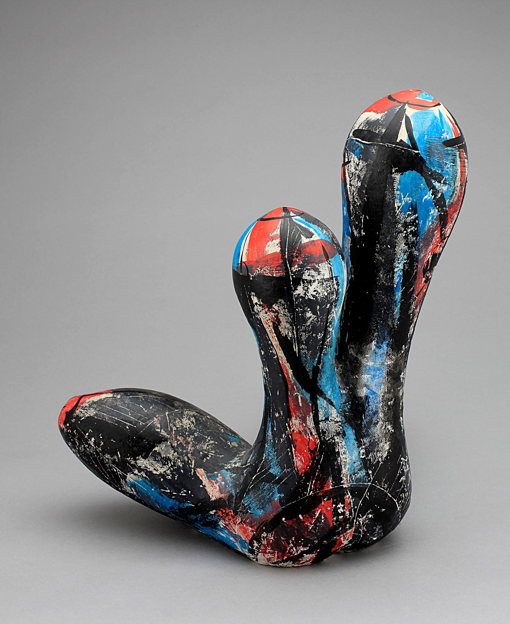 WU SHAOXIANG, skulptur, gips, sign.