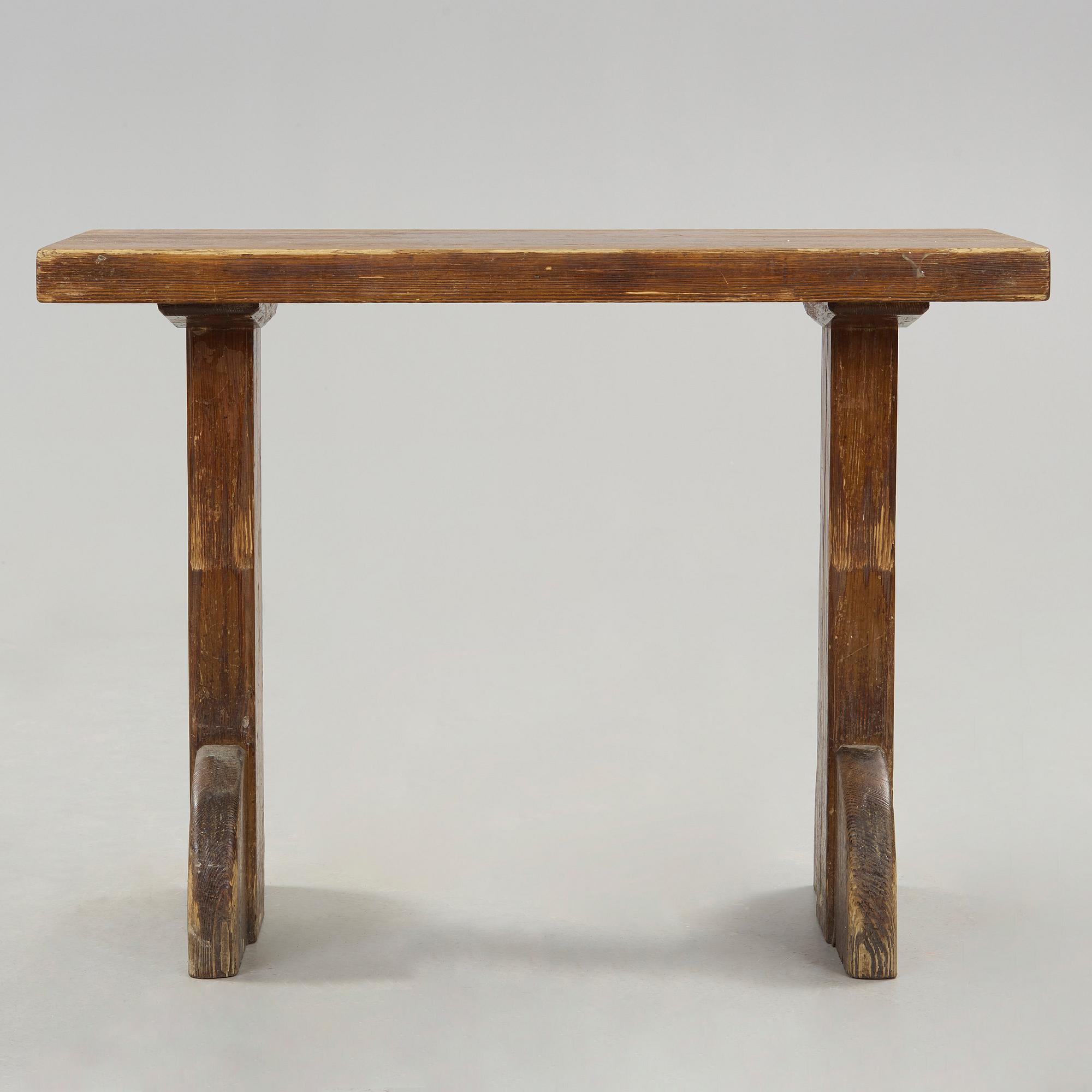 AXEL EINAR HJORTH, bord av betsad och lackad furu "Sandhamn", Nordiska Kompaniet efter 1931.