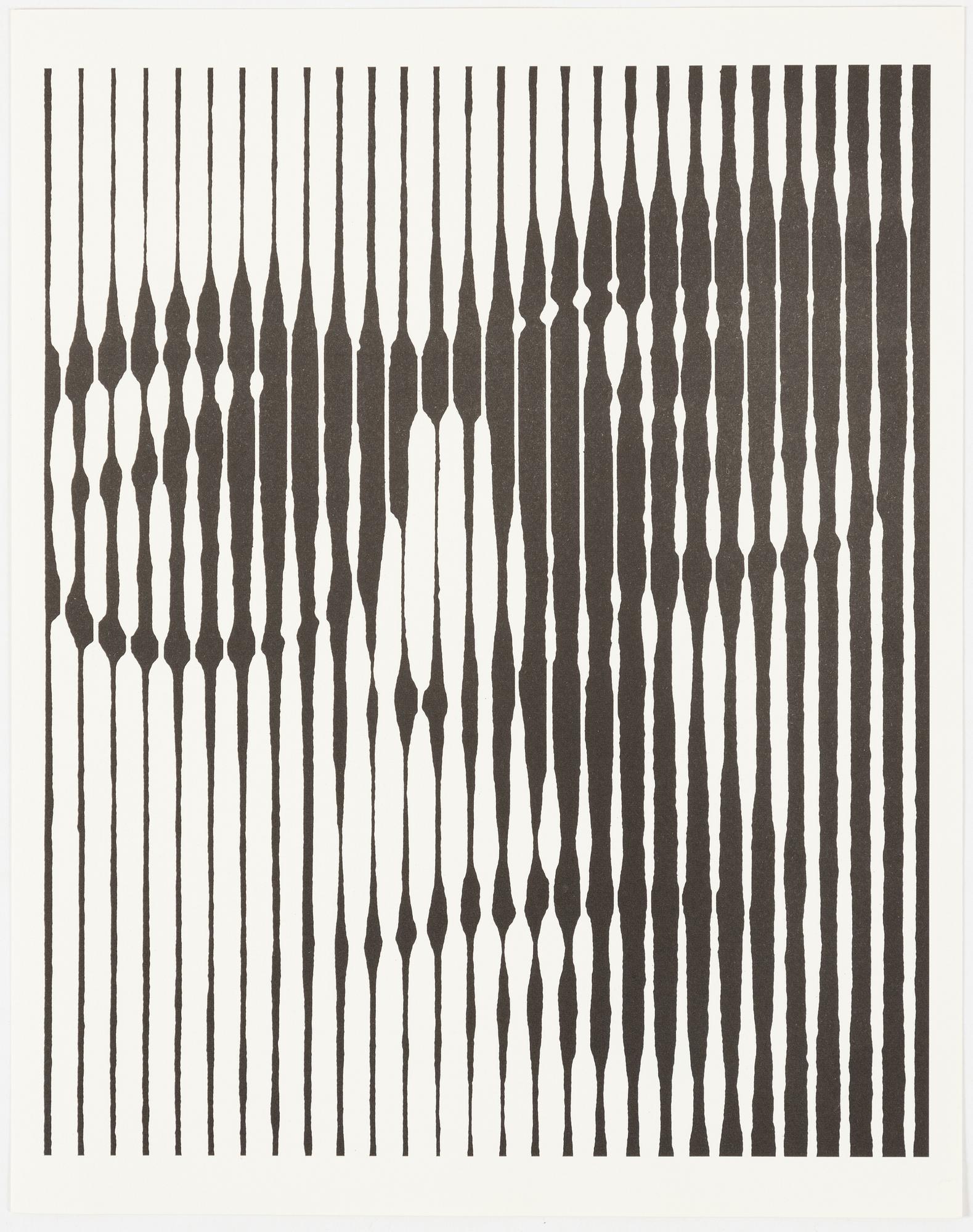 Victor Vasarely, "I ON" Portfölj med 7 serigrafier.