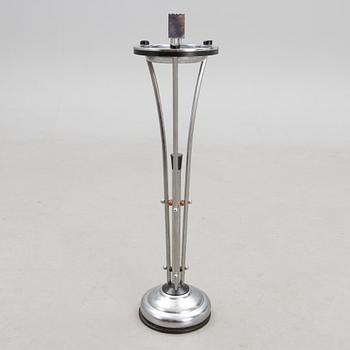 An Art Deco pedestal ashtray, presumably Demeyere, Belgium 1930s.