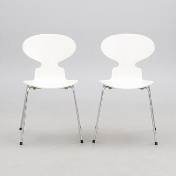 A pair of "Ant" chairs, late 1980s.