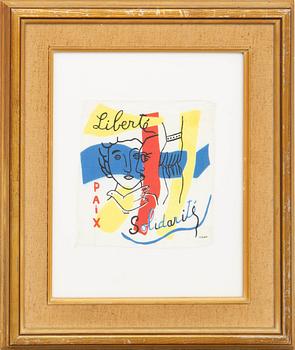 Fernand Léger, "Liberty Peace Solidarity".