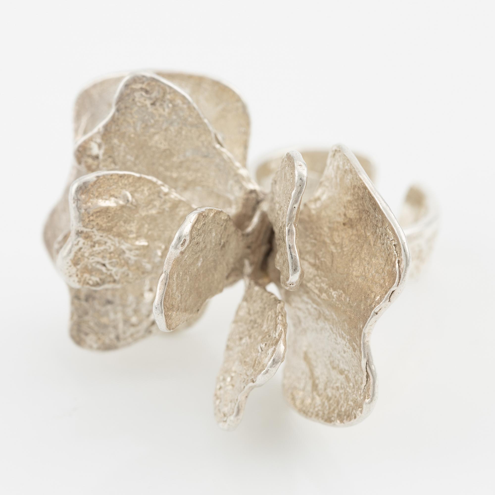 Theresia Hvorslev, ring, sterling silver, Mema, Lidköping 1972.